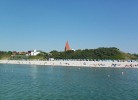 Strand an der Seebrücke (ca. 2 km entfernt)